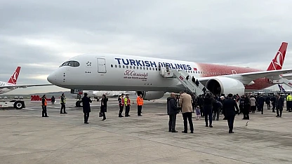 THY, 100 bin çalışanının fotoğrafıyla giydirdiği 500'üncü uçağını tanıttı