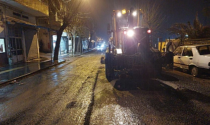 Kahramanmaraş'ta deforma olan yollara anında müdahale