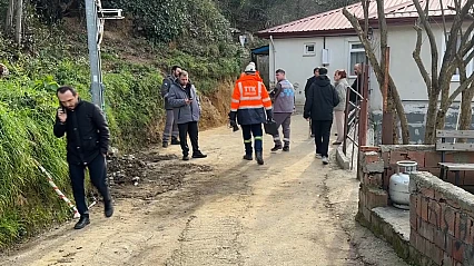 Bahçesinde ve odasında metan gazı belirlenen ev boşaltıldı