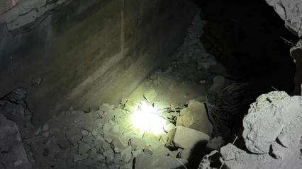 İş makinesiyle kaçak kazı yapan 3 şüpheli suçüstü yakalandı