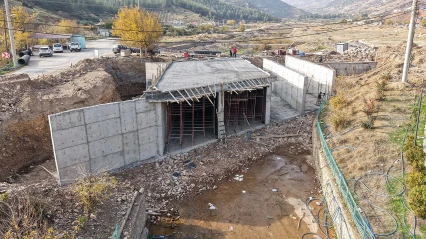 Kahramanmaraş'ın ulaşımını kolaylaştıracak köprüde sona gelindi