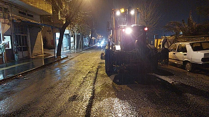 Kahramanmaraş'ta deforma olan yollara anında müdahale