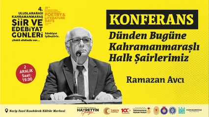 Kahramanmaraş'ta Şiir ve Edebiyat rüzgârı başlıyor