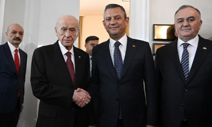 CHP Genel Başkanı Özel, MHP Genel Başkanı Bahçeli'yi görüşmesi