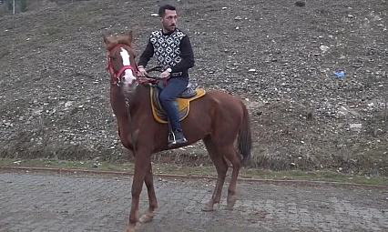 Dede yadigarı atçılığı yaşatmak için çiftlik kurdu