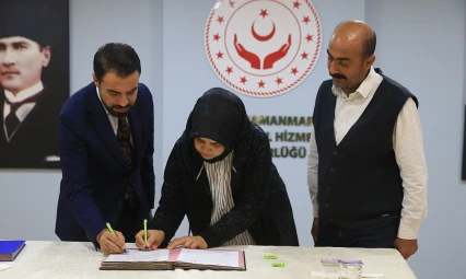Kahramanmaraş'ta 8 aileyle protokol imzalandı