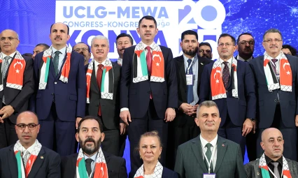 Konya'da birleşmiş kentler ve yerel yönetimler kongresi