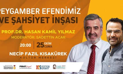 Kültür sanat sezonu Prof. Dr. Yılmaz söyleşisiyle devam edecek