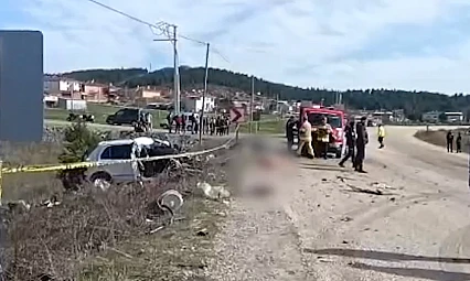 Tırla otomobilin çarpıştığı kazada 1 kişi öldü, 1 kişi yaralandı