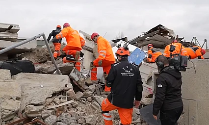 TSK İnsani Yardım Tugayı'nda arama kurtarma tatbikatı düzenlendi