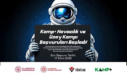 Uzay ve havacılığa ilgi duyan gençler kampta buluşacak