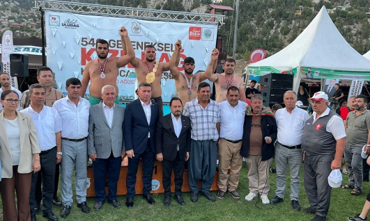 540'ıncı Geleneksel Kızıldağ Karakucak Güreşleri'nin başpehlivanı belli oldu
