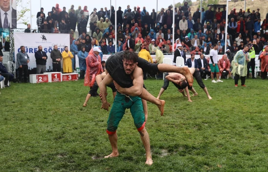 14'üncü Geleneksel Bertiz Baydemirli Kısa Şalvar Güreşleri nefes kesti