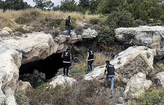 17 yıl 3 ay kesinleşmiş hapis cezasıyla aranan hükümlü mağarada yakalandı