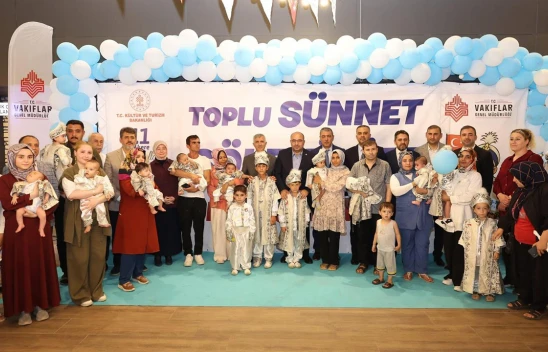 25 çocuk için Kahramanmaraş'ta toplu sünnet şöleni düzenlendi
