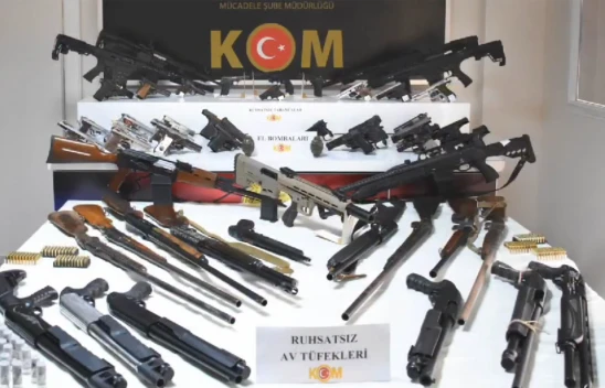 35 ilde silah kaçakçılarına ağır darbe