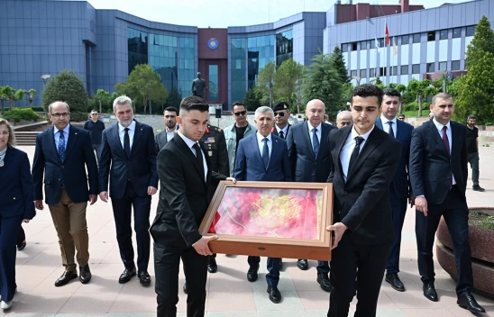 57'nci Piyade Alayı Sancağı, Kahramanmaraş'tan Çanakkale'ye uğurlandı