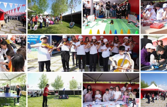 81 ilden gelen öğrencilerin 23 Nisan coşkusu başladı