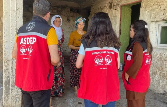 Afetlerin ardından 129 binden fazla kişiye psikososyal destek sağlandı
