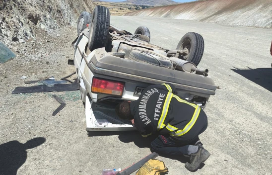 Afşin'de Kötüre rampasında kaza! 2 yaralı