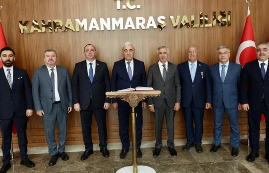 Azerbaycan'dan gelen heyet Kahramanmaraş'ta