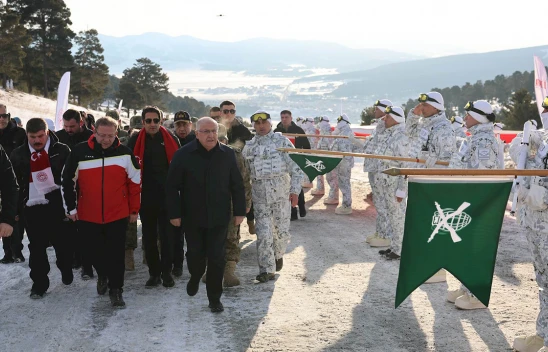 Bakan Güler, kurmaylarıyla Sarıkamış'ta