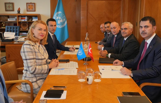 Bakan Kurum, BM Habitat İcra Direktörü ve Unece İcra Direktörü ile görüştü