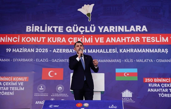 Bakan Kurum, Kahramanmaraş'ta konuştu!