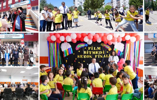 Bakan Tekin, Kahramanmaraş'ta öğrenci ve öğretmenlerle bir araya geldi