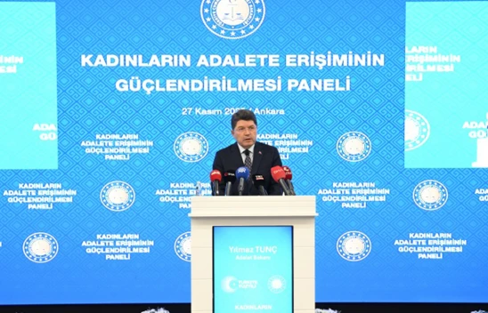 Bakan Tunç, 'kadına karşı şiddet insanlığa ihanettir'