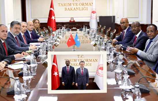 Bakan Yumaklı, Somali Balıkçılık ve Mavi Ekonomi Bakanı Aden ile görüştü