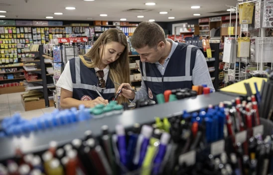 Bakanlık ekiplerinden kırtasiye ve okul ürünlerine sıkı denetim
