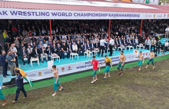 Başkan Fırat Görgel, 'Bugün dünya güreş tarihine Kahramanmaraş'tan bir sayfa daha ekleniyor'