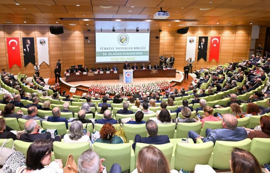 Başkan Görgel'den Türkiye Noterler Birliği Başkanı Alıcı'ya tebrik