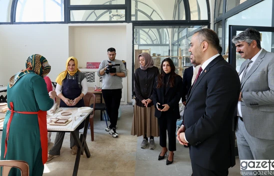 Başkan Toptaş, 'El emeği ile üreten kadınlarımızın daima yanında olacağız'