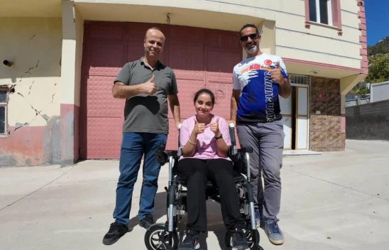 Bedensel engelli genç kızın, hayali gerçekleştirildi