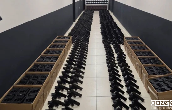 Büyük silah kaçakçılığı operasyonunda binlerce silah parçası ele geçirildi!