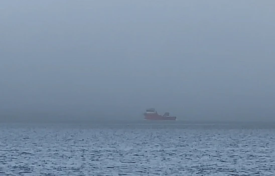 Çanakkale Boğazı sis nedeniyle transit gemi geçişlerine kapatıldı