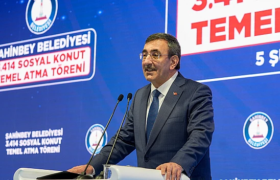 Cevdet Yılmaz, sosyal konut temel atma töreninde konuştu