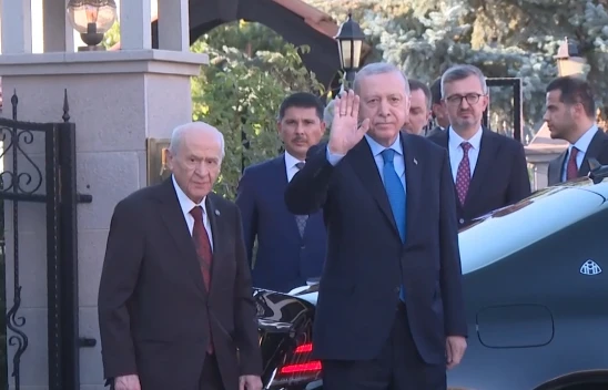 Cumhurbaşkanı Erdoğan, MHP Genel Başkanı Bahçeli ile görüştü