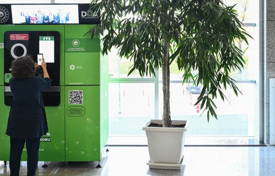 Depozito iade makineleri TBMM'de hizmete alındı