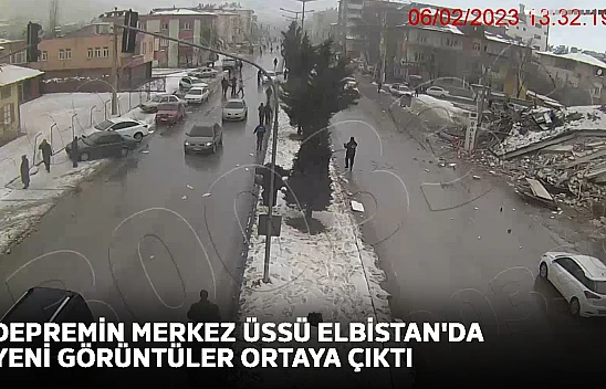 Depremin merkez üssü Elbistan'da yeni görüntüler ortaya çıktı