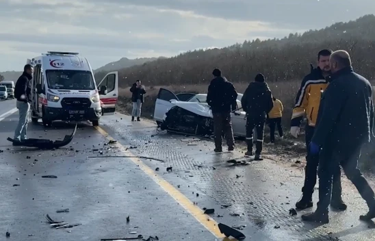 Dereköy yolu üzerinde korkunç kaza! 7 yaralı hastaneye kaldırıldı