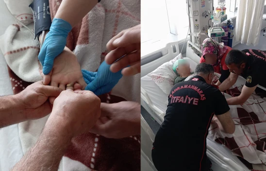 Devlet Hastanesi'nde müdahale gerektiren yüzük vakası