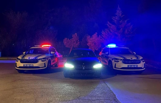 Drift yapan 2 sürücüye 99 bin 753 lira ceza kesildi