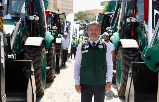 DSİ araç parkına 50 iş makinesi daha katıldı