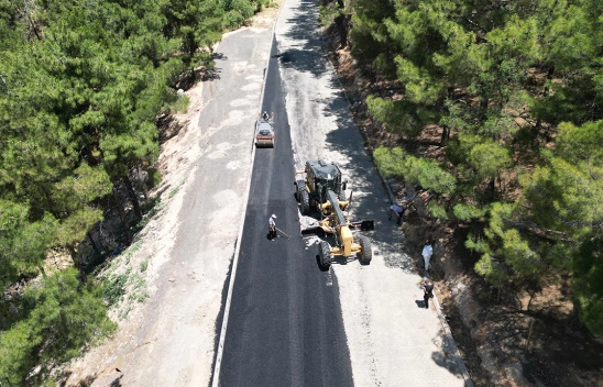 Dulkadiroğlu Belediyesi'nden Pınarbaşı mahallesinde asfalt çalışması