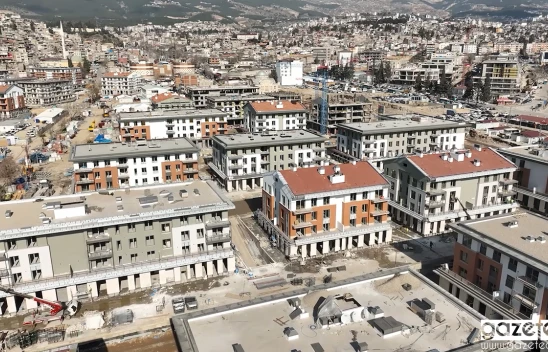 Ebrar Sitesi yeniden inşa ediliyor, 3 bin 870 fore kazık kullanıldı