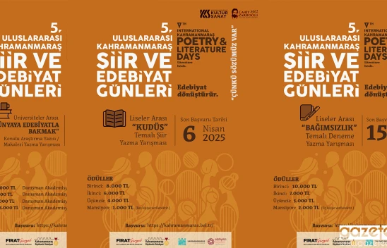 Edebiyatın kalbi Kahramanmaraş'ta kalemler yarışıyor