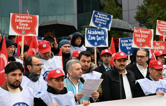 Eğitim-Bir-Sen Kahramanmaraş 2 No'lu Üniversite Şubesi hak arayışında